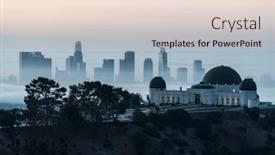  Presentation with downtown los angeles - 