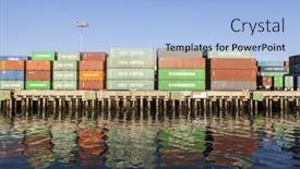  Presentation with shipping - Cool new PPT layouts with los-angeles-california-usa-september backdrop and a light blue colored foreground