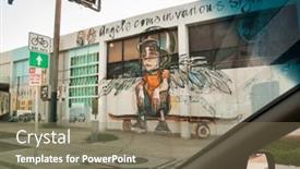  Presentation with duo - Slide set featuring los-angeles-circa-2013-angels background and a  colored foreground