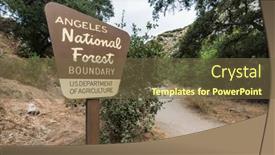  Presentation with los angeles - Amazing presentation design having los-angeles-county-california-usa backdrop and a tawny brown colored foreground