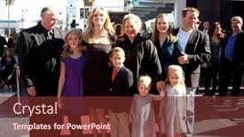  Presentation with fame - Colorful slide deck enhanced with los-angeles-dec-1-reese backdrop and a tawny brown colored foreground