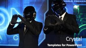  Presentation with legacy - Presentation theme consisting of los-angeles-dec-11-daft background and a wine colored foreground