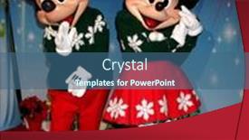  Presentation with december - Slide deck consisting of los-angeles-dec-11-mickey background and a ocean colored foreground