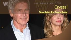  Presentation with ford - PPT theme featuring los-angeles-dec-14-harrison background and a tawny brown colored foreground