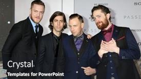  Presentation with dragons - Theme featuring los-angeles-dec-14-imagine background and a wine colored foreground