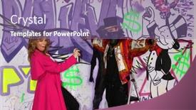  Presentation with monopoly - Slides with urban grunge style vietnamese national background and a red colored foreground