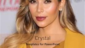  Presentation with city of los angeles ca - Cool new slide deck with los-angeles-dec11-kim-kardashian backdrop and a  colored foreground