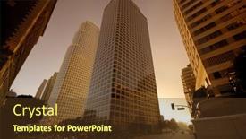  Presentation with downtown los angeles - 