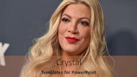  Presentation with february - Theme with los-angeles-feb-06-actress background and a coral colored foreground