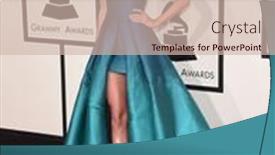  Presentation with awards - Theme having los-angeles-feb-08-taylor background and a soft green colored foreground