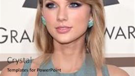  Presentation with awards - Cool new PPT theme with los-angeles-feb-08-taylor backdrop and a coral colored foreground