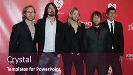  Presentation with gala - Colorful theme enhanced with los-angeles-feb-10-foo backdrop and a wine colored foreground