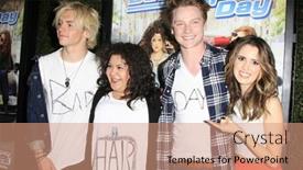  Presentation with disney - Presentation theme consisting of los-angeles-feb-10-ross background and a coral colored foreground