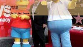  Presentation with hollywood star - Slide deck enhanced with los-angeles-feb-14-bart background and a coral colored foreground