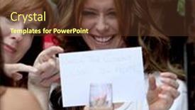  Presentation with celebrate - PPT layouts enhanced with los-angeles-feb-21-jennifer background and a tawny brown colored foreground