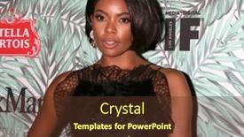  Presentation with oscar - Beautiful PPT theme featuring los-angeles-feb-24-gabrielle backdrop and a tawny brown colored foreground