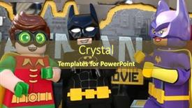  Presentation with batman - Slide set featuring los-angeles-feb-4-lego background and a tawny brown colored foreground