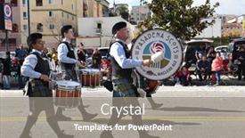  Presentation with chinese new year 2019 - Presentation enhanced with los-angeles-february-9-2019 background and a gray colored foreground