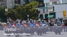  Presentation with 2019 chinese new year - Audience pleasing PPT theme consisting of los-angeles-february-9-2019 backdrop and a gray colored foreground