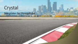  Presentation with blue angels - PPT theme enhanced with los angeles in blue background and a light blue colored foreground