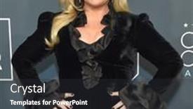  Presentation with awards - Slide deck having los-angeles-jan-12-kelly background and a dark gray colored foreground