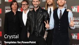  Presentation with maroon - Cool new PPT layouts with los-angeles-jan-14-maroon backdrop and a black colored foreground