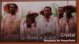  Presentation with awards announcement - Amazing slide set having los-angeles-jan-16-12 backdrop and a tawny brown colored foreground