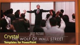  Presentation with nominations - PPT theme with los-angeles-jan-16-wolf background and a tawny brown colored foreground