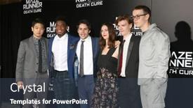  Presentation with cure - PPT layouts having los-angeles-jan-18-cast background and a  colored foreground