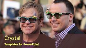  Presentation with january - Theme featuring los-angeles-jan-23-elton background and a tawny brown colored foreground