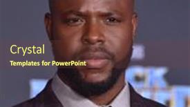  Presentation with hollywood - Presentation theme having los-angeles-jan-29-winston background and a tawny brown colored foreground