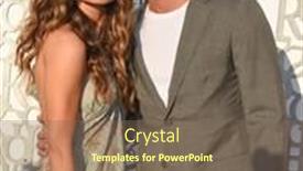  Presentation with 50th - Beautiful presentation design featuring los-angeles-jul-10-meaghan backdrop and a violet colored foreground