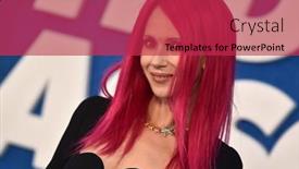  Presentation with west - Theme enhanced with los-angeles-jul-15-juno background and a red colored foreground