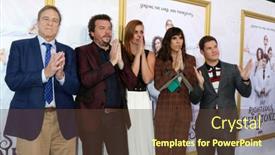  Presentation with righteous - Presentation theme consisting of los-angeles-jul-25-john background and a tawny brown colored foreground