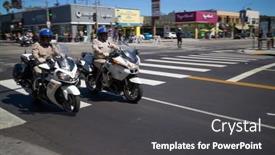  Presentation with president - Presentation theme with los-angeles-july-23-2014 background and a dark gray colored foreground