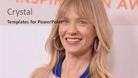  Presentation with awards - Slide set enhanced with los-angeles-jun-01-january background and a coral colored foreground