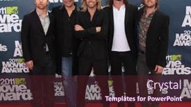  Presentation with awards - PPT layouts having los-angeles-jun-05-foo background and a tawny brown colored foreground