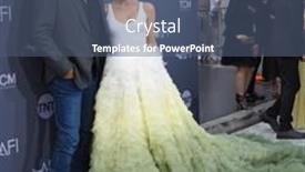  Presentation with gala - Presentation design consisting of los-angeles-jun-09-blake background and a ocean colored foreground