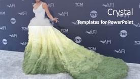  Presentation with gala - Presentation theme having los-angeles-jun-09-gwen background and a  colored foreground