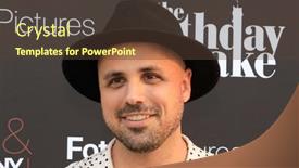  Presentation with fine arts - PPT theme with los-angeles-jun-16-adam background and a tawny brown colored foreground