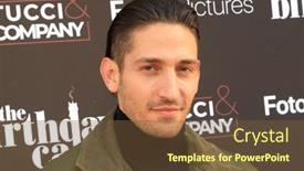  Presentation with fine arts - Presentation with los-angeles-jun-16-cassius background and a tawny brown colored foreground