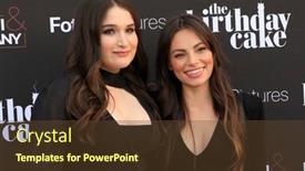  Presentation with fine arts - PPT theme featuring los-angeles-jun-16-lily background and a tawny brown colored foreground