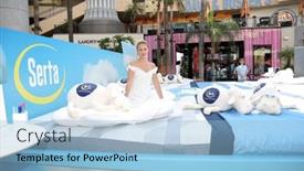  Presentation with launch - Slide deck enhanced with los-angeles-jun-19-anna background and a light blue colored foreground