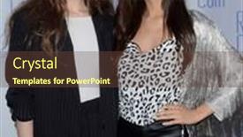  Presentation with downtown los angeles - 