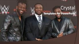  Presentation with hollywood - Amazing slide deck having los-angeles-jun-6-kofi backdrop and a tawny brown colored foreground