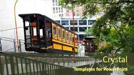  Presentation with downtown los angels - 