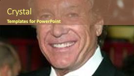  Presentation with 50th anniversary - Amazing PPT theme having los-angeles-mar-16-michael backdrop and a coral colored foreground