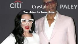  Presentation with drag race - Presentation theme with los-angeles-mar-17-michelle background and a dark gray colored foreground