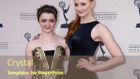  Presentation with game thrones - PPT layouts featuring los-angeles-mar-19-maisie background and a violet colored foreground