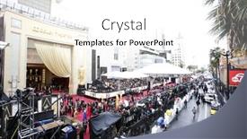  Presentation with awards - Amazing presentation design having los-angeles-mar-2-atmosphere backdrop and a white colored foreground